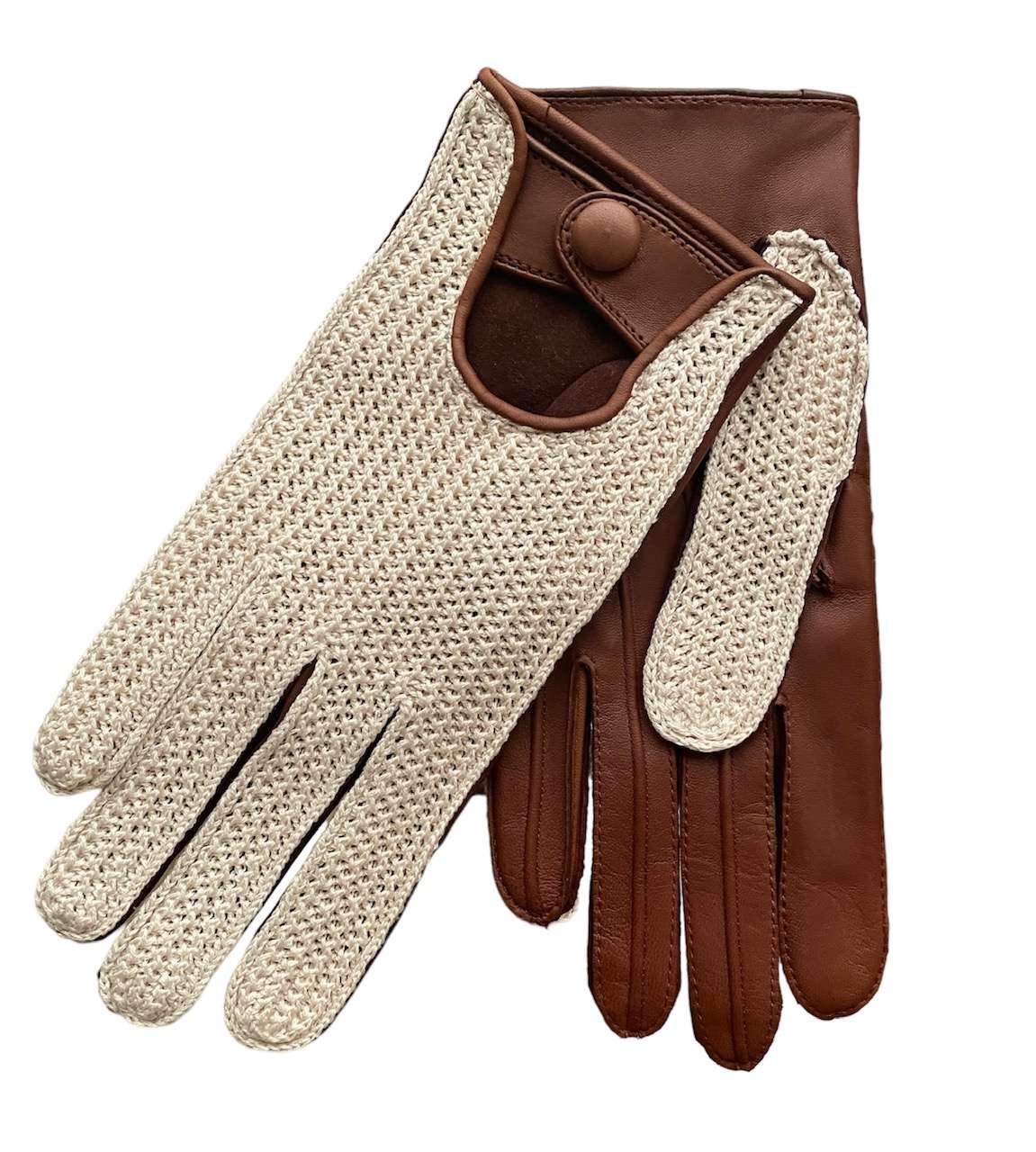 Nappa Cotton fullfingers driving gloves ( back order ship in 15 days)
