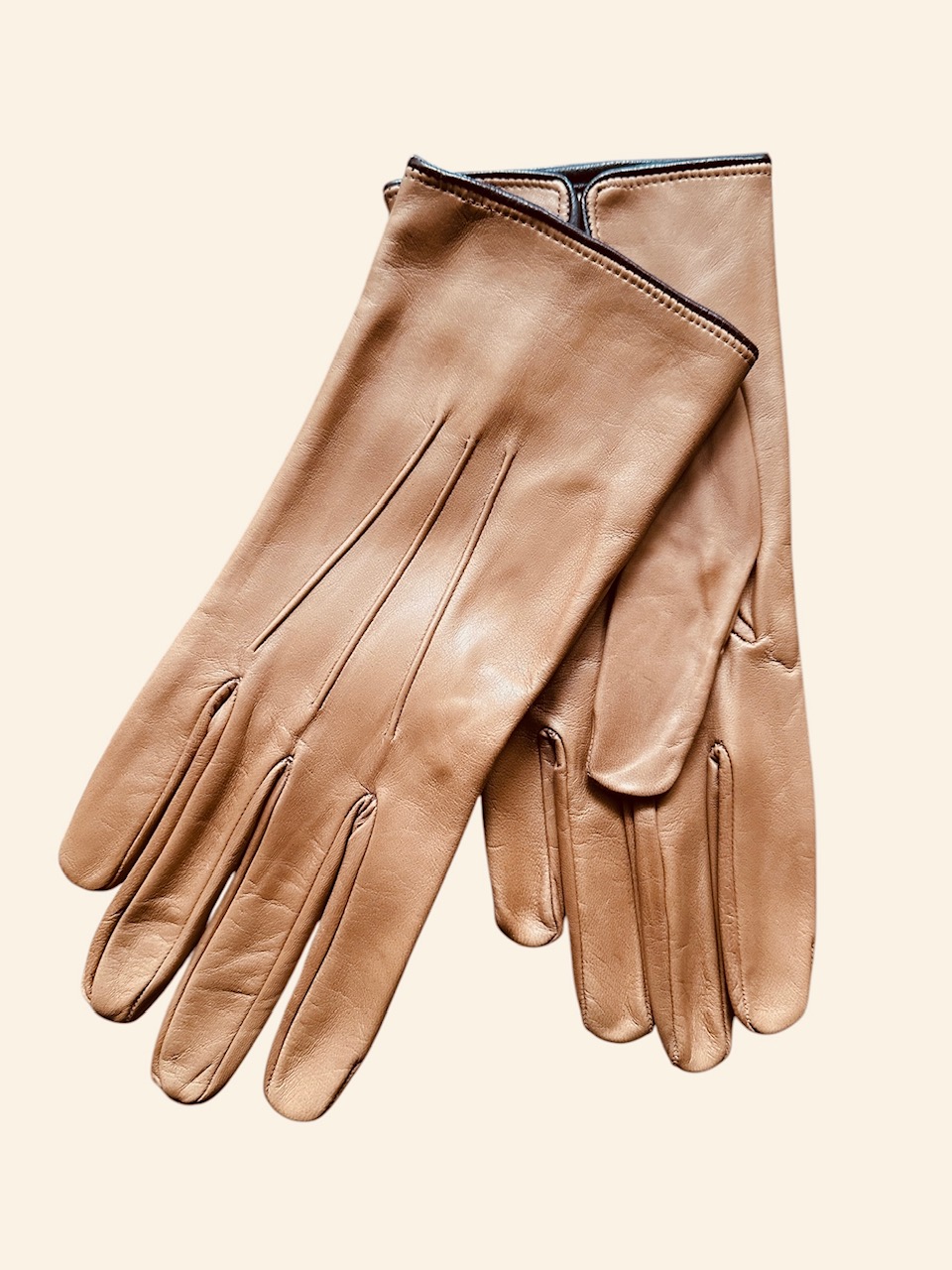 Nappa leather gloves silk lined