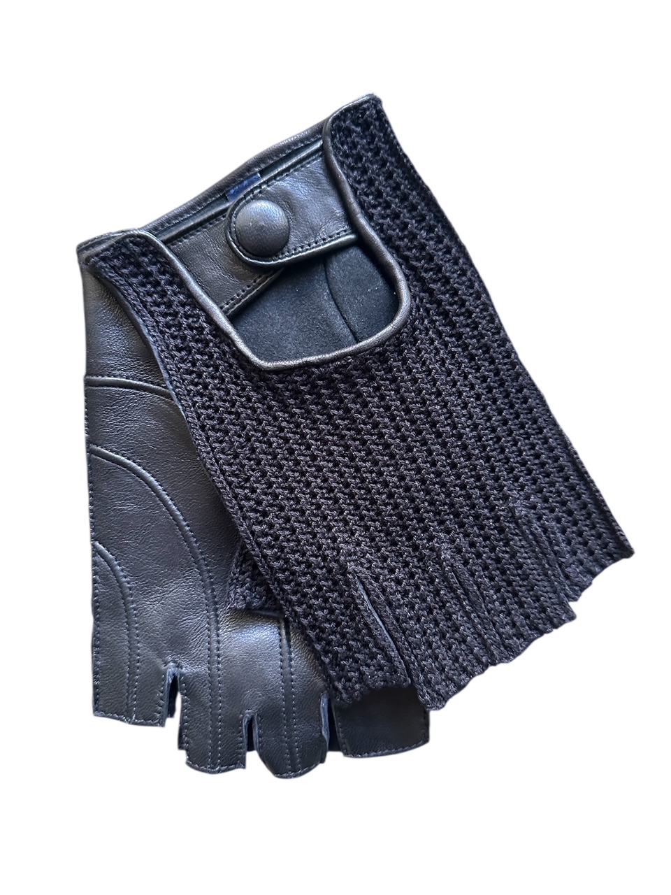 Nappa /Cotton knitted driving gloves ( back order ship in 15 days)