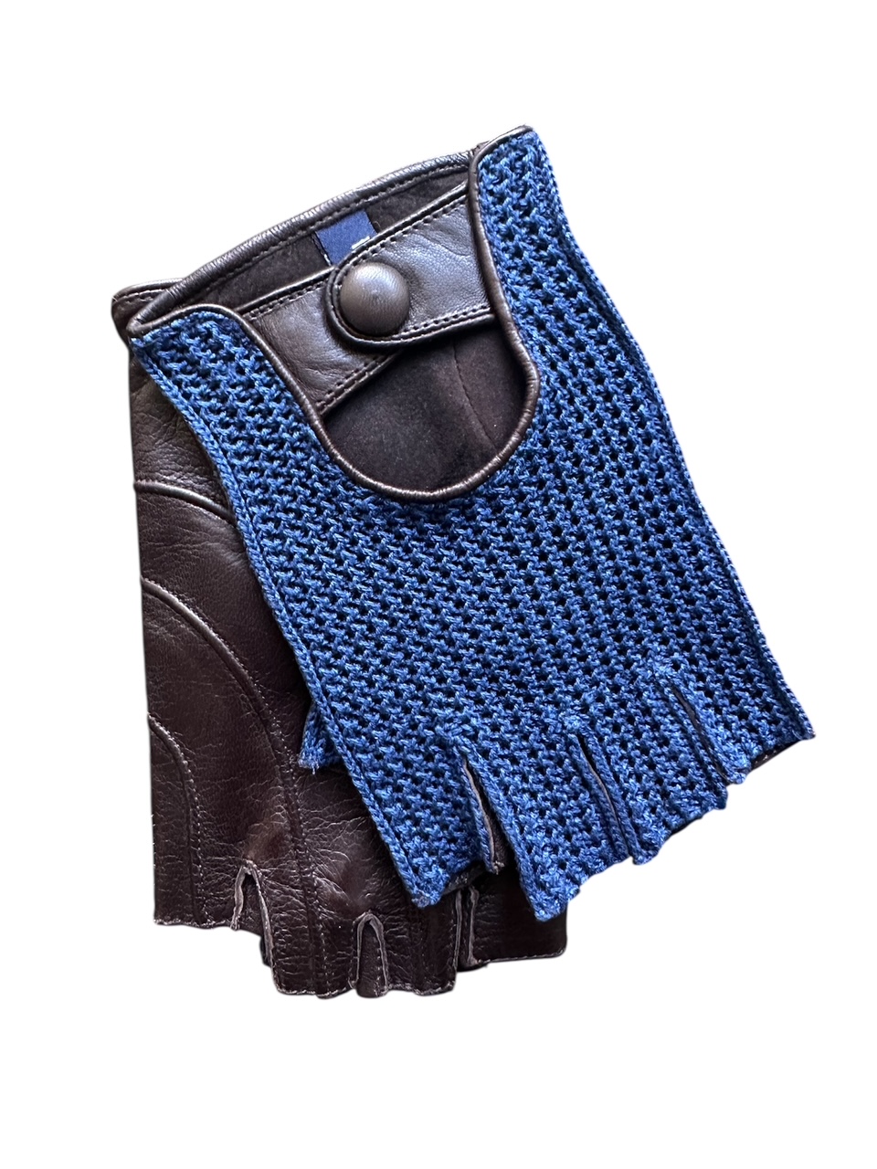 Nappa /Cotton knitted driving gloves ( back order ship in 15 days)