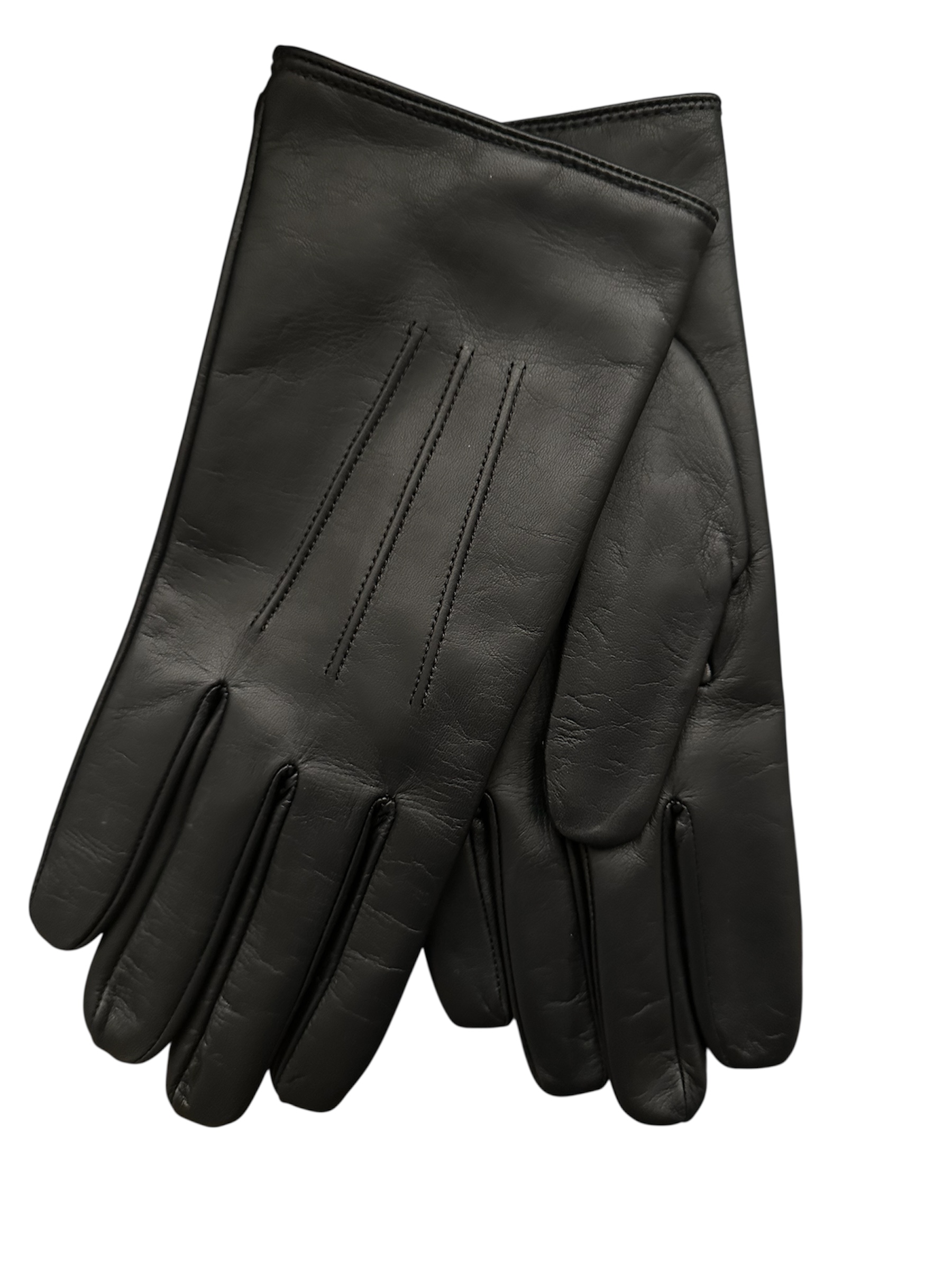 Touch leather gloves for smartphones cashmere lined ( back order ship in 15 days)