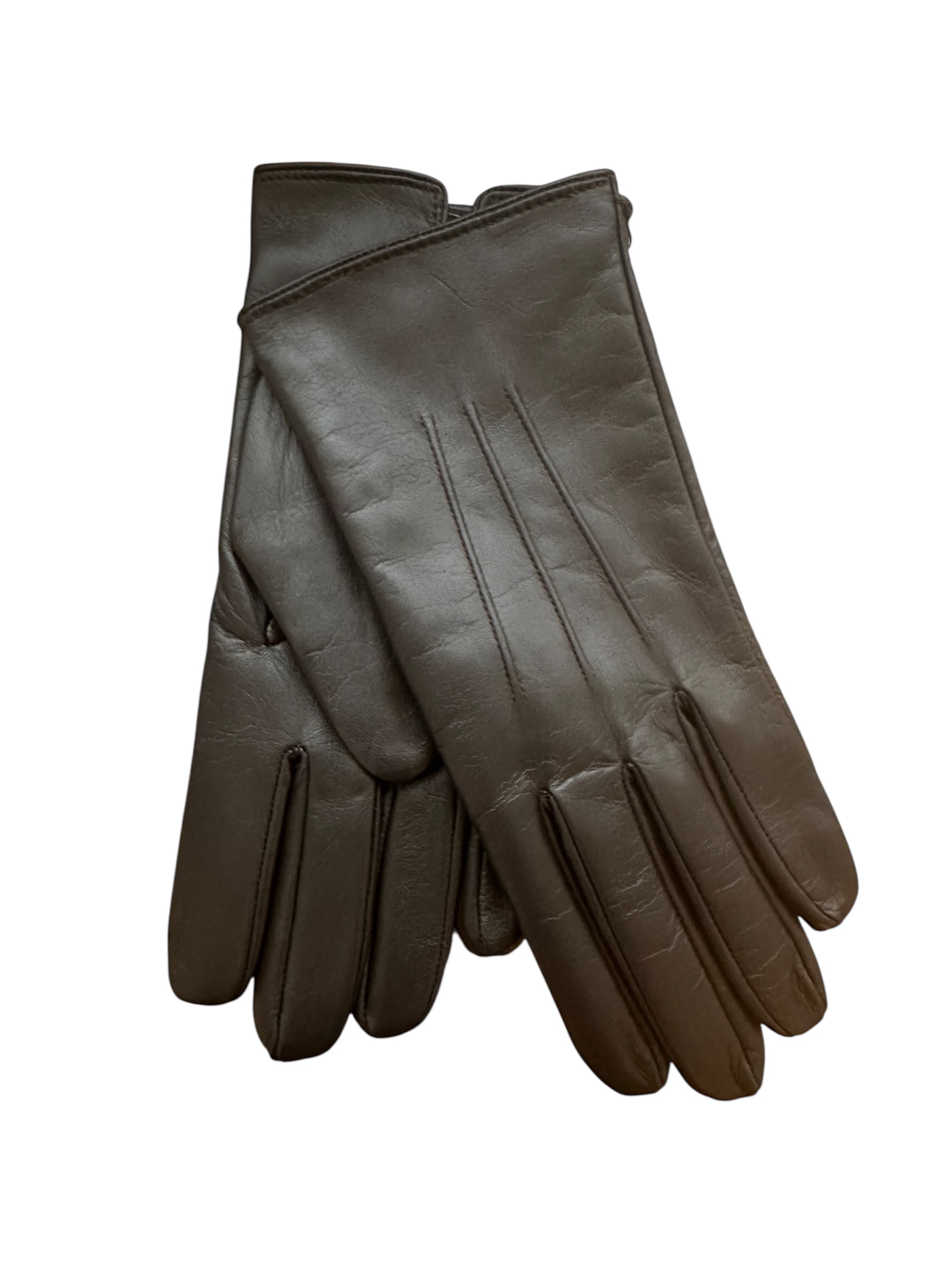 Touch leather gloves for smartphones cashmere lined ( back order ship in 15 days)