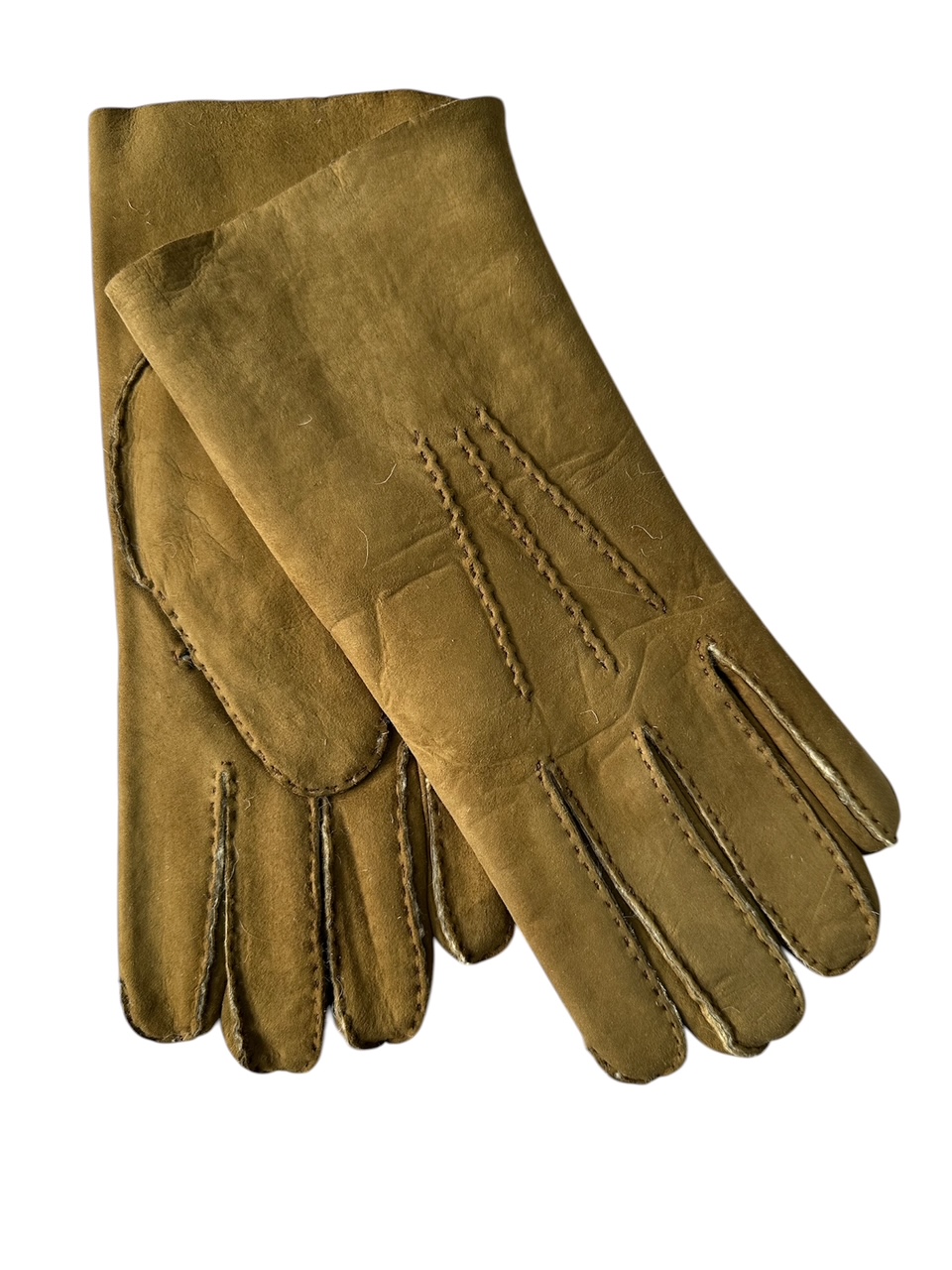 Shearling leather gloves hand sewn made in Italy Hazel (in stock)