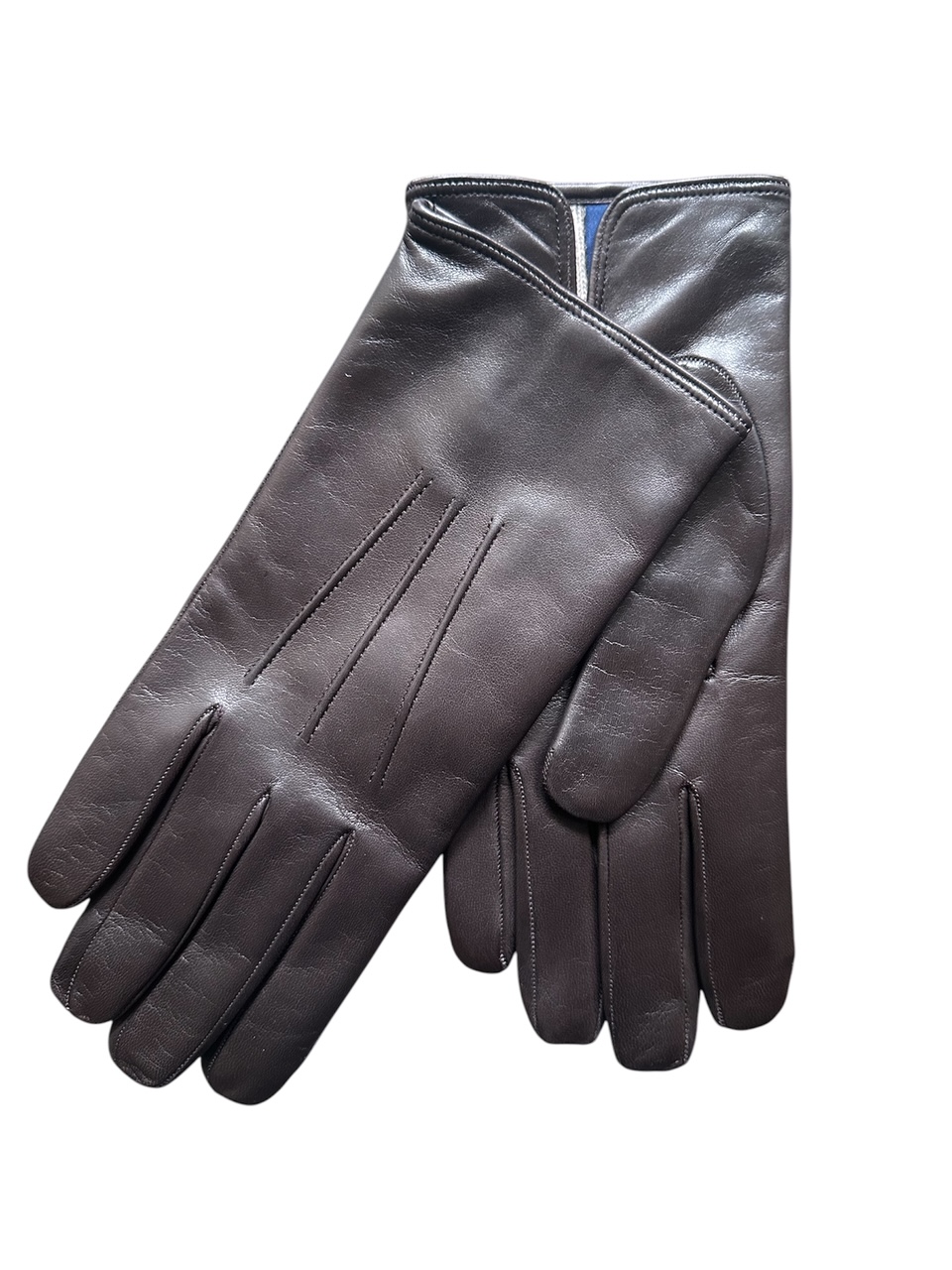 Nappa leather gloves cashmere lined made in italy